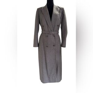 Vintage Gray Double-Breasted Long Coat by Cricketeer Size 8​